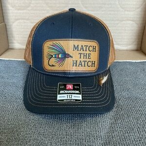 Fly Fishing Hat w/lure Richardson 112 SnapBack Mesh Trucker Hat“Match The Hatch”